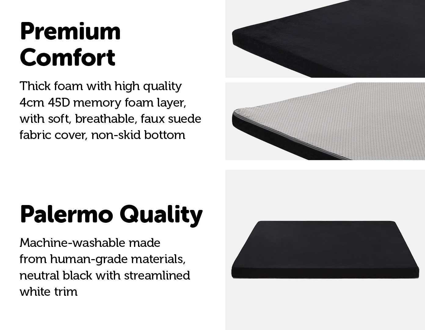 (Extra-Large) Memory Foam Pet Bed | Dog Cages Australia